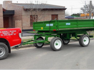 Acoplado volcador trilateral 3/4 tn Rubi