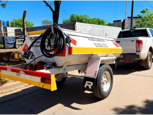 Acoplado tanque 1500 lts Rubiolo
