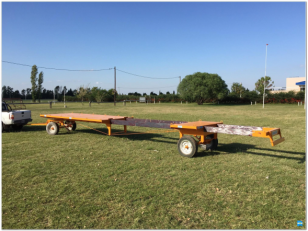 Acoplado extensible de 6 a 9 metros