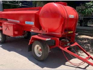 Acoplado tanque 3000 lts combinado Rubio