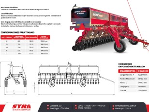 Fertilizadora incorporadora SYRA de 8,40