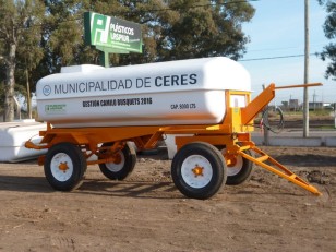Acoplado tanque para riego 8.000 lts