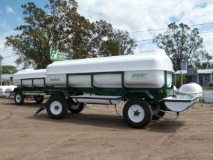 Acoplado tanque 10000 lts con bebederos