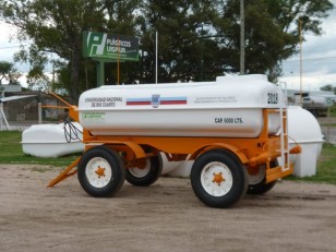 Acoplado tanque para riego 6.000 lts