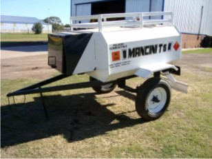 Acoplado tanque 1500 lts Mancini