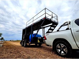Acoplado para drones fertilizadores Rubi