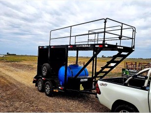 Acoplado para drones fertilizadores Rubi