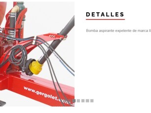 Tanque estiercolero gea gergolet TMV120