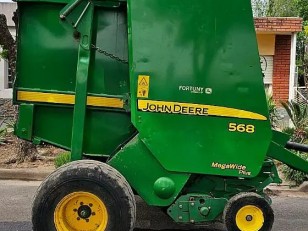 Rotoenfardadora John Deere 568 MegaWide 